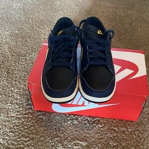Brand new Nike dunk low vintage Michigan